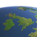 Great Britain and Ireland from southwest