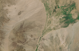 Musaicum East Africa sample: Baraka river delta near Tokar, Sudan
