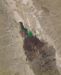Musaicum East Africa sample: Danakil depression with Dallol and Erta Ale Range, northern Ethiopia