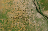 Musaicum East Africa sample: Khor Abu Habil delta and Nile near Kosti, Sudan