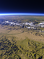 The High Atlas from southeast in winter