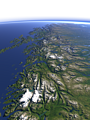 Die Küste Norwegens