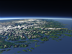 Die Küste von Südnorwegen